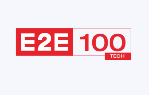 E2E Tech 100 logo