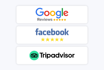 Local Reviews Google, Facebook and Tripadvisor reviews