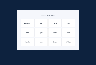 option navy select username en