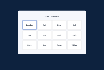 option navy select username en