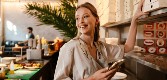 Employee takeaway restaurant 