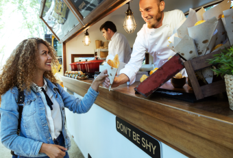 Food Truck Serving Customer 2