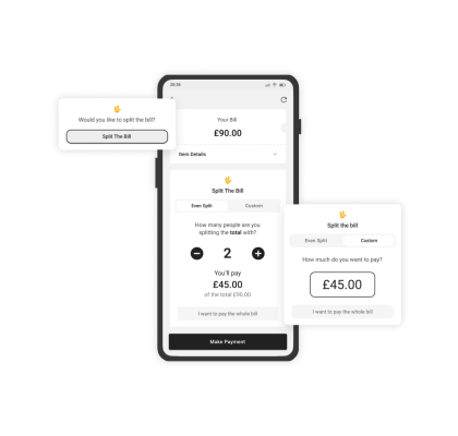 Pay at Table Hero Pound 