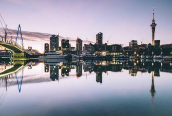 New Zealand Auckland city skyline