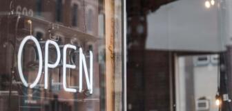 open for business