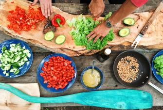 Chef Preparing Food