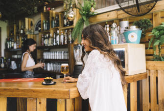 woman with beer bar v2