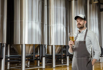 professional brewer his own craft alcohol production