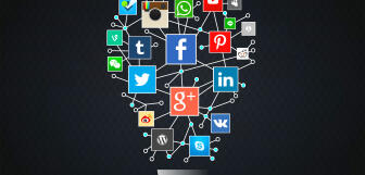 stockvault social networks idea with lightbulb174832