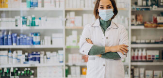 young woman pharmacist pharmacy 1