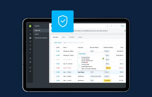 Shopify Integrity checks