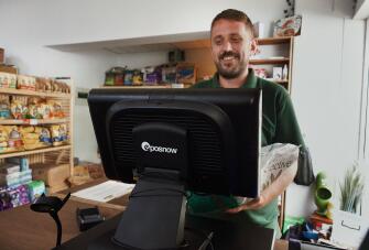 Pets Paradise Owner and till