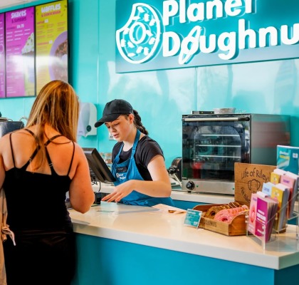 Planet Doughnut counter 2