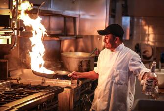johnathan macedo restaurant kitchen stove top cooking
