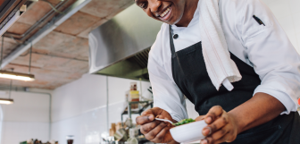 Chef preparing food v2