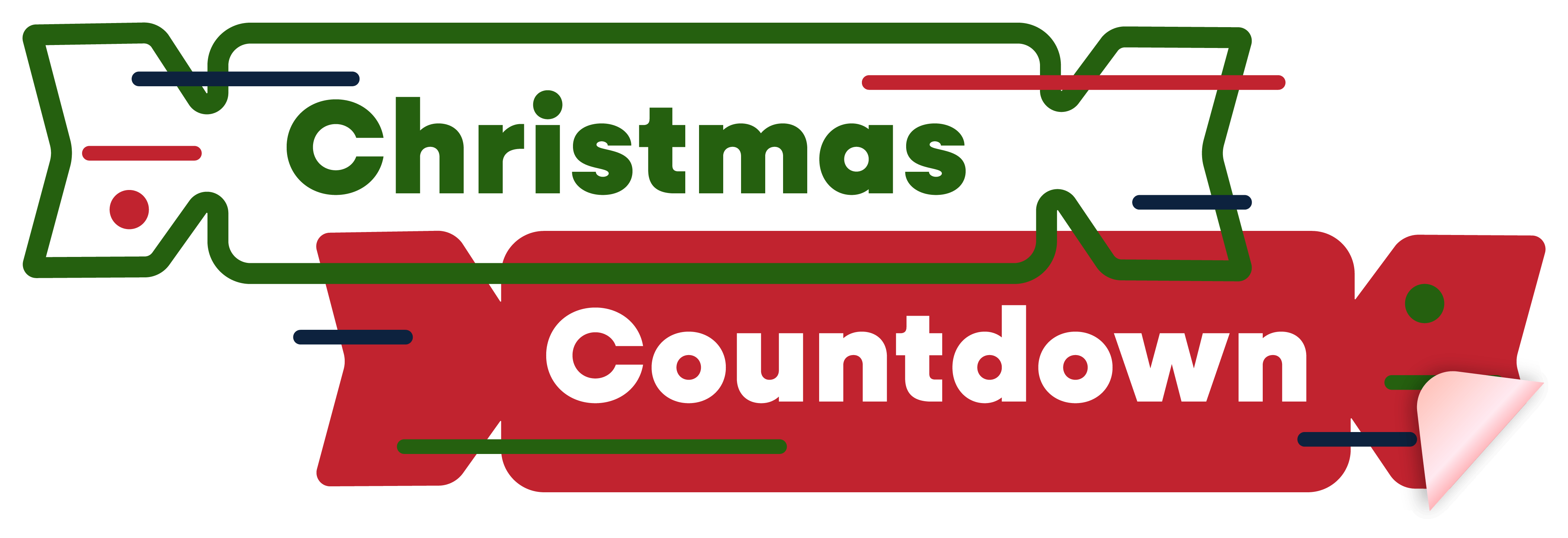 Christmas Countdown White logo